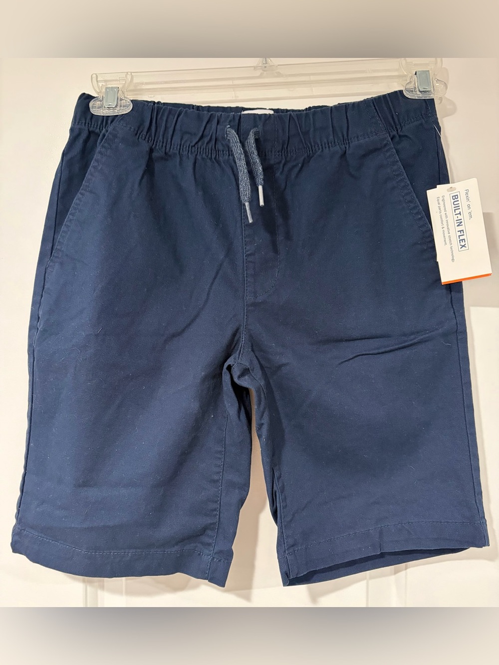 Men's Navy Drawstring Casual Shorts
